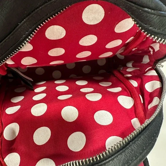 Loungefly Black and Red Minnie Mouse Backpack - Picture 3 of 3